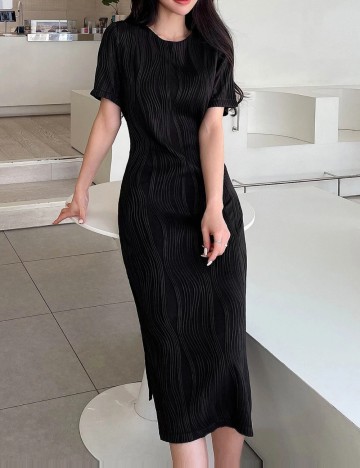 Rochie midi DAZY by Shein, negru
