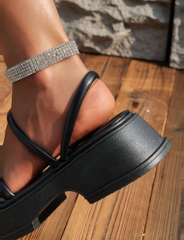 Sandale Shein, negru