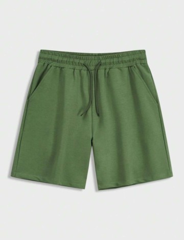 Pantaloni scurți Shein, verde