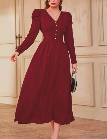 Rochie maxi Shein, vișiniu