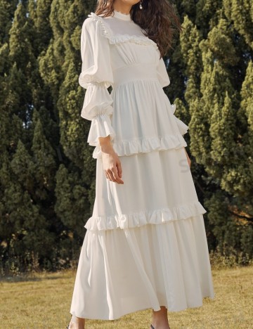 Rochie maxi Shein, alb