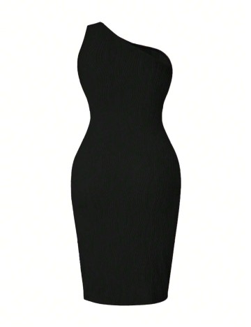 Rochie mini Shein Curve+, negru