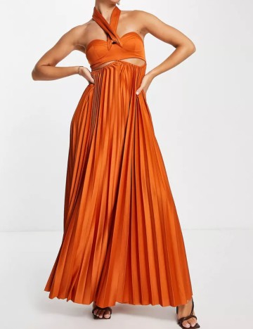 Rochie maxi ASOS, cărămiziu