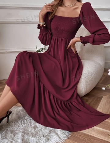 Rochie maxi Shein, vișiniu