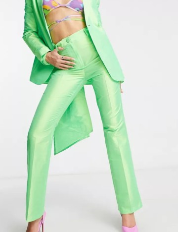 Pantaloni Collusion, verde