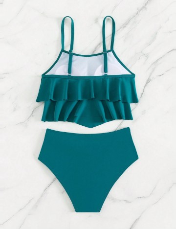 Costum de baie Shein, albastru