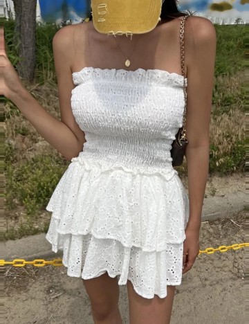 Rochie mini Shein, alb