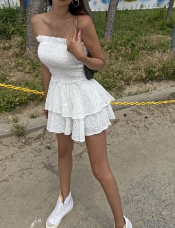 Rochie mini Shein, alb