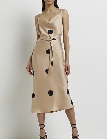 Rochie midi River Island, maro