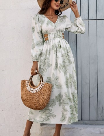 Rochie maxi Shein, mix culori