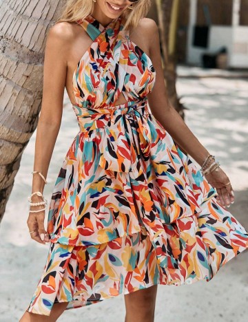 Rochie mini Shein, mix culori