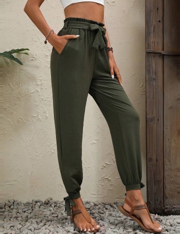 Pantaloni Shein, verde