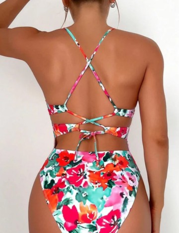 Costum de baie întreg Shein, mix culori