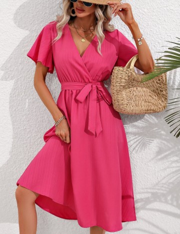 Rochie midi Shein, roz