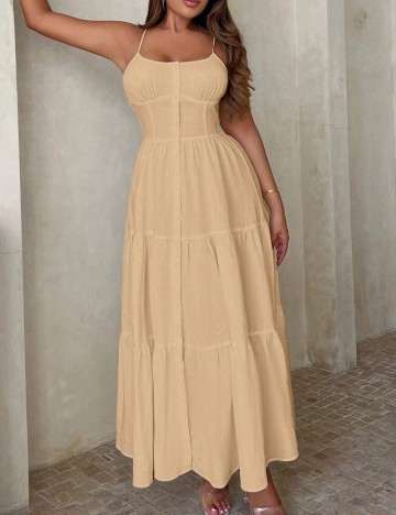 Rochie maxi Shein, bej