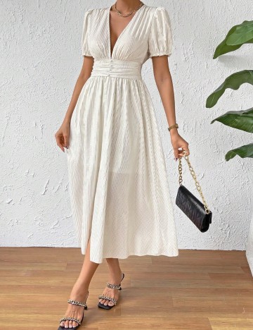 Rochie midi Shein, alb