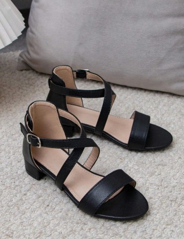 Sandale Cu Toc Shein, negru