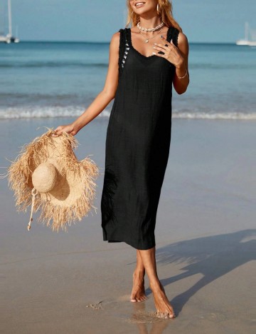 Rochie de plajă Shein, negru