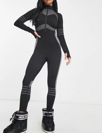 Salopetă lungă ASOS, negru