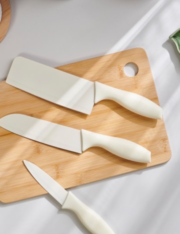 Set de cuțite Sinsay, alb