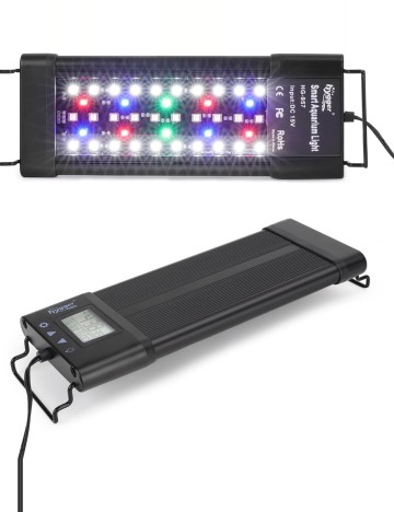 Lumină LED programabilă pentru acvariu HYGGER, negru