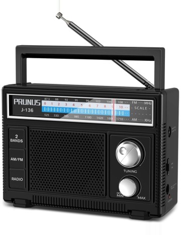 Radio portabil PRUNUS, negru