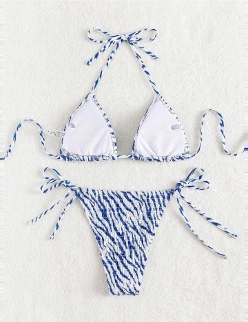 Costum de baie Shein, mix culori