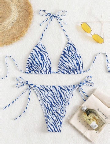 Costum de baie Shein, mix culori