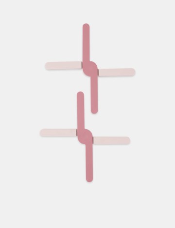 Set de 2 suporturi pentru ghivece Sinsay, roz