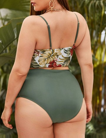 Costum de baie Shein, mix culori