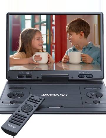 DVD player portabil MYDASH, negru