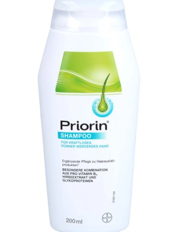 Șampon împotriva caderii părului Priorin, alb
