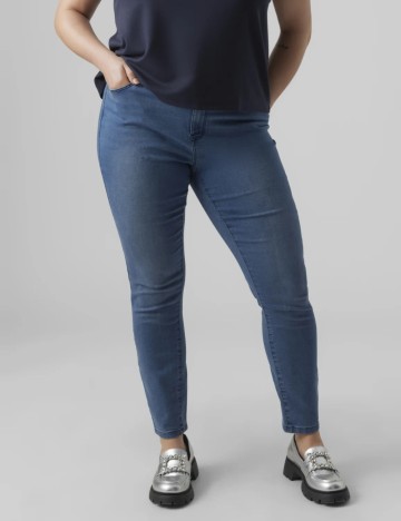 Jeans Vero Moda Curve, bleumarin