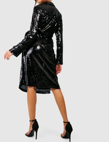 Rochie midi Boohoo, negru
