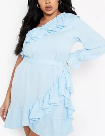 Rochie mini Boohoo, albastru