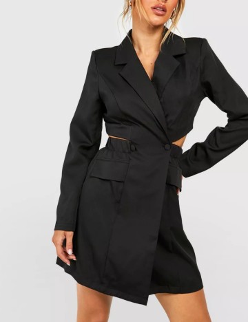 Rochie Tip Sacou Boohoo, negru