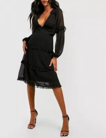Rochie mini Boohoo, negru