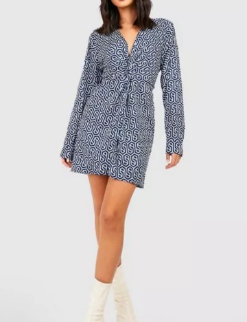 Rochie mini Boohoo, mix culori