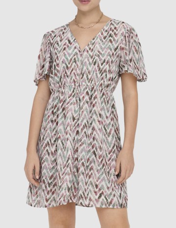 Rochie mini Only, mix culori