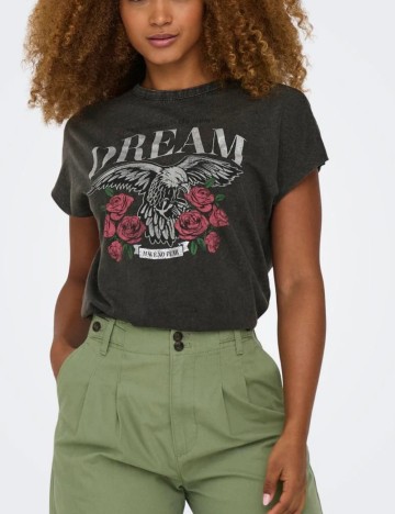 Tricou Only, gri