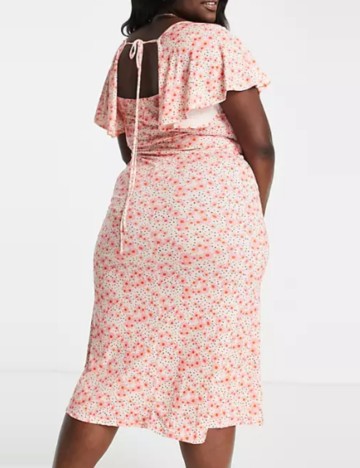 Rochie midi ASOS, mix culori