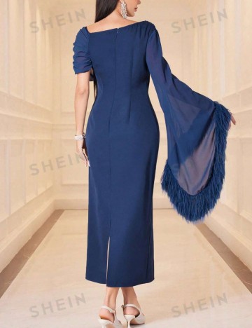 Rochie midi Shein, albastru