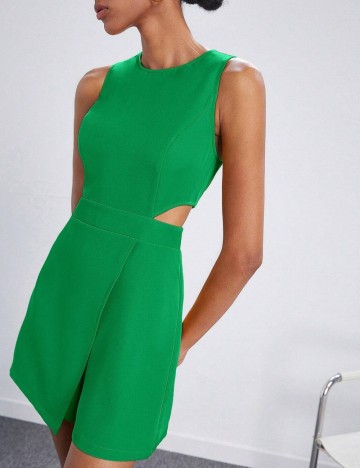 Salopetă scurtă Shein, verde