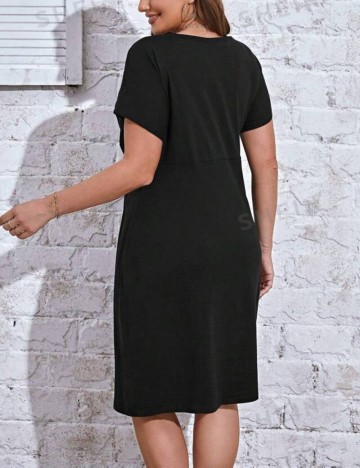 Rochie mini Shein Curve+, negru