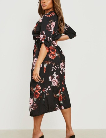 Rochie tip cămașă Boohoo, mix culori