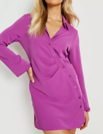 Rochie mini Boohoo, mov