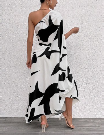 Rochie maxi Shein, mix culori