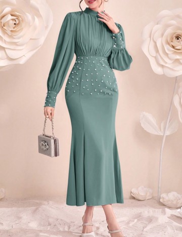 Rochie maxi Shein, verde
