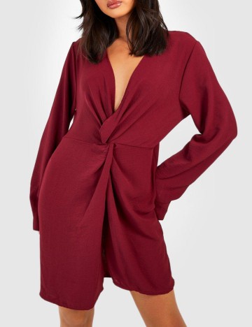 Rochie mini Boohoo, vișiniu