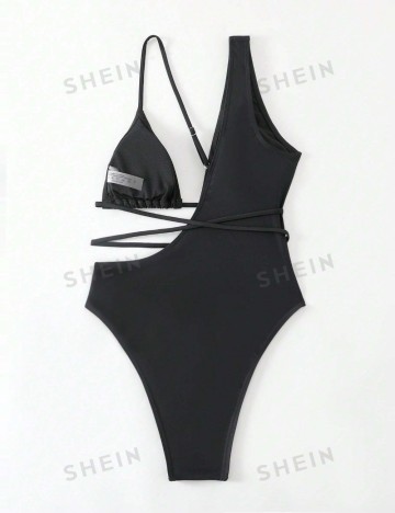 Costum de baie întreg Shein, negru